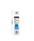 Beefy 125A 100A 80A Miniature Circuit Breaker With Ground Fault Protection For Ac 230V And Dc 60V Two Pole Electrical Safety Switch side view with dimensions