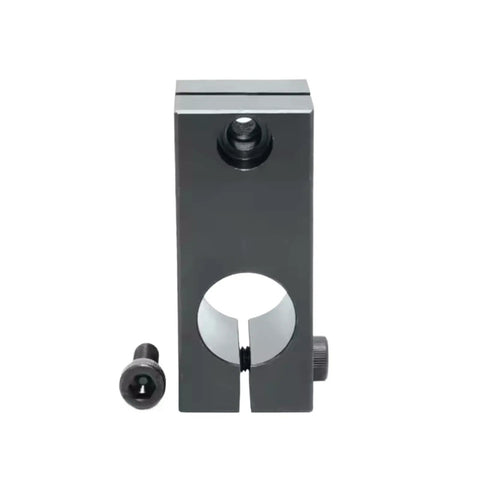 Front view of Optical Axis Cross Clamp Fixed Support For Parallel Vertical Connection Locking In Steel, showing 12mm aperture