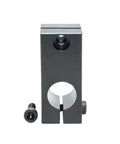 Pro Grade Optical Axis Cross Clamp With Fixed Support For Parallel Vertical Mounting, Locking Steel Construction, front view