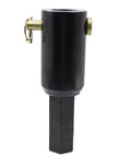 Heavy Duty 2 Inch Round Female To 2 Inch Hex Male Auger Shaft Adapter Bit Converter Bolt Pin Attachment