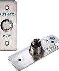 Push to exit button from 130Lb Magnetic Door Lock With Remote Control Kit For Drawer Cabinet Cupboard Locker Wardrobe
