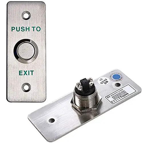 Push to exit button from 130Lb Magnetic Door Lock With Remote Control Kit For Drawer Cabinet Cupboard Locker Wardrobe