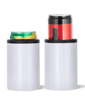 4 Pack 12 Oz Sublimation Can Insulators White Stainless Steel Beer Can Coolers For Tumbler Press And Mug Press Printing Oven Use