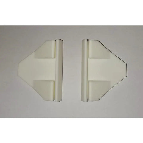 Pair Drawer Slide Rear Mounting Bracket Replacement Kit Built Tough For Cabinet Drawers 3D Printed Plastic Upgrade Heavy Duty Strength
