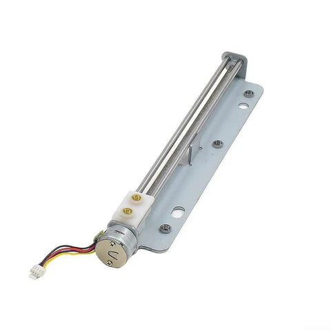 Killer Linear Stepper Motor Actuator With Integrated Metal Slide Table Featuring Slick 15 Mm Step Accuracy And Hella Smooth 123 Mm Travel For Top Notch Cnc Automation And Tight Position Control Projects, metal design.