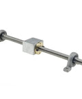 T16 Lead Screw With Hand Wheel Upgrade, Heavy Duty 3D Printer Parts, 16mm trapezoidal drive rod with support bearings.