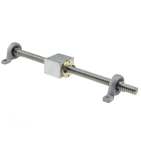 T16 Lead Screw With Hand Wheel Upgrade, Heavy Duty 3D Printer Parts, 16mm trapezoidal drive rod with support bearings.