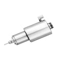 Top Shelf Electrical Spindle Water Cooled Depaneler Motor Quiet Running Pro Grade Live Shaft With Angular Contact Bearings For Pcb Routing And Slick Cutting Operations Daily, CNC spindle with silver finish.