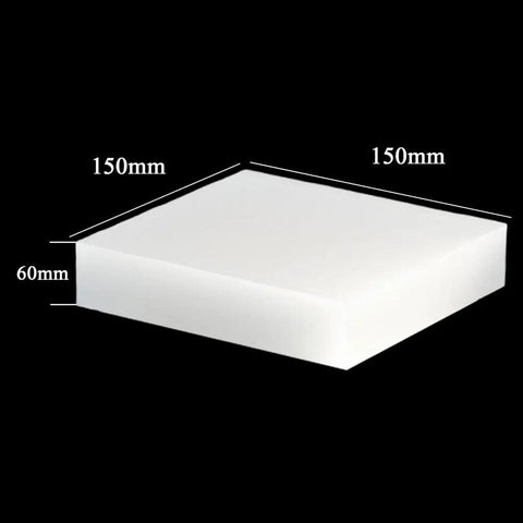 Heavy Duty Polypropylene Furniture Leveling Pads 150mm Reusable Adjustable Base 30mm To 60mm viewed from above, showing dimensions.