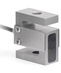 Plug and Test Force Sensor With 500 lbF Capacity for Tension and Compression Measurement Rugged R01 Smart Sensor for Industrial QC Lab Testing and Tough Environments, silver metal S-beam