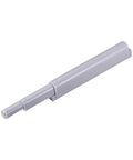 Heavy Duty Gray Magnetic Touch Catch Latch Kit With No Slam Damper Buffer For Cabinet Doors And Cupboards Quick Slide Push To Open Mechanism Solid Hardware Two Pack gray plastic component.