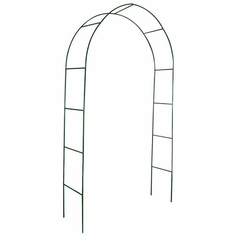 Two Pack Beefy Heavy Duty Metal Garden Arch Trellis For Climbing Plants Roses And Vines, Rustproof Outdoor Archway