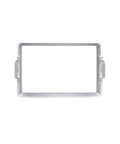 Heavy Duty Aluminum Resin Vat For 3D Printers Fits Mighty Mega Mini 8K Series, top view showing solid rectangular structure.