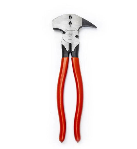 Heavy Duty Solid Joint Fence Tool Pliers, 10 Inch, Ergonomic Dipped Handle, Pro Grade Hand Tool For Fencing Installations And Tough Jobs