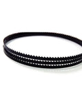 No Nonsense SK5 Carbon Spring Steel Bandsaw Blades 2 Pack 2095mm with sharp teeth for woodworking projects.
