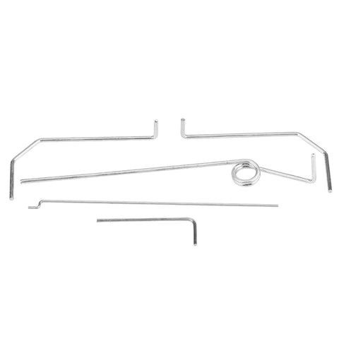 RC Airplane Landing Gear Set With Colorful Exquisite Design For Fixed Wing Model Aircraft, metal components, silver color