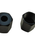 Replacement Cut-Out Tool Collet Nut 2 Pack Fits Models 48-68-0060 2627-20 48-66-0320 48-66-0325 Black Height 0.748 Inches