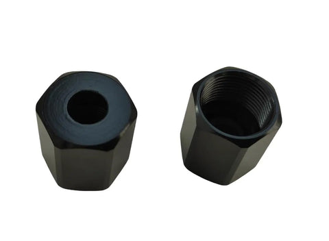 Replacement Cut-Out Tool Collet Nut 2 Pack Fits Models 48-68-0060 2627-20 48-66-0320 48-66-0325 Black Height 0.748 Inches