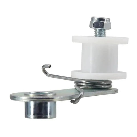 Heavy Duty Chain Tensioner Kit With Spring Roller And Guide Adjuster Pulley For Dirt Pit Bike Mini Moto ATV Quad Scooter Motor With white roller