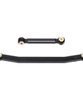 Beefed Up Aluminum Steering Linkage Set For Axial SCX24 Upgrades High Tightening Steering Rods CNC Machined Precision Compatible With Deadbolt C10 Wrangler JLU CRC B 17 Betty Gladiator Bronco Scale 1 24 RC Crawler, black aluminum rods