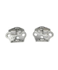 Stainless Steel Motorcycle Footpegs And Foot Rest Bracket Set With Spring Pin Durable Pedal Rest Kit For Off Road And Street Bikes Compatible With Yamaha YZF 250 450 Models, stainless steel bracket pair
