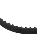 Close-up of cogged edge on Timing Belt Kit For 148XL037 150XL037 152XL037 With 74 To 76 Teeth 9.2 Mm Wide Cog Drive Belt