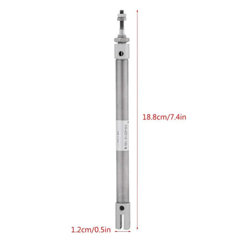 Stainless Steel Ten Millimeter Bore And Hundred Millimeter Stroke Double Acting Pneumatic Air Cylinder For Mini Automation Projects