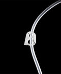20 Pack Adjustable Flow Control Tube Clamps Easy To Use 1/4 To 5/16 Inch White Plastic Pinch Valves For 5-8mm Hose Lab Liquid Flow Management