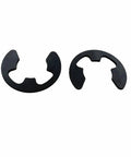 Front Wheel Bearing Kit For Riding Lawn Mowers Replacement Front Axle Bearings with clips and spacers close-up view