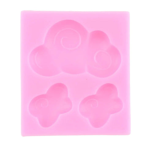 Sweet Rainbow Cloud Fondant Molds Set Of 4 For Cake Decorating And Cupcake Toppers Hot Air Balloon And Cloud Silicone Molds