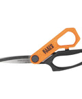 Klein Tools B2109 heavy-duty multipurpose scissors 9-inch, orange handle, stainless steel blades