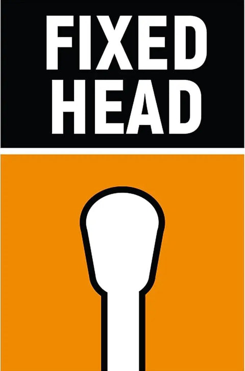 Illustration of fixed head design for Half Inch Drive Micrometer Torque Wrench With 20 To 150 Foot-Pounds Range