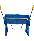 Pan And Box Brake Bender Workhorse For 3 To 48 Inches 12 Gauge Steel With Removable Legs And Tabletop Mount Includes Dies 5x5 4x2 And 3x6