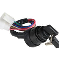 G1 Golf Cart Ignition Switch Replacement With Keys For 1979 1989 Gas 2 Cycle Model showing wiring and keys attached