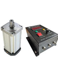 Beefy 650W Brushless DC Motor Kit with Hall Sensor Driver showcasing 80mm square flange and control unit.