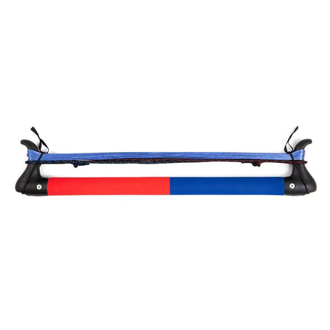Bar and lines of Fluxx 1.8 R2F Trainer Kite For Beginners With Attached Flying Lines Stable Flight Durable Build Easy Setup Great Value Power Kite