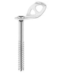 Laser Ice Screw For Ice Climbing, Lightweight Steel Screw With TriToothed Drill Tip For Fast Bite, 17 Cm Length, Durable Climbing Gear