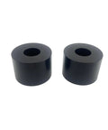 Heavy Duty Panel Saw Roller Replacement For Cut 6480 Vertical Saw, 2.5 Inch Diameter With 1.0 Inch Bore Cnc Machined Pe Plastic, two pieces.