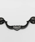 Vintage Drop Bail Cabinet Pulls 5.5 Inch 140mm Dresser Drawer Handles, Antique Bronze and Dark Antique Black Finish