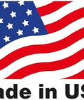American flag graphic with Made in USA text on white background.