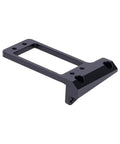 Beefy Aluminum 1/10 RC Servo Mount Low Center Of Gravity For Capra F9 Offset Front Portal Axle, CNC Machined Chassis Upgrade, Black
