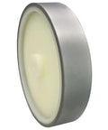 Top Shelf 10 Inch CBN Grinding Wheel Featuring 600 Grit Cubic Boron Nitride side view for sharpening knives and chisels.