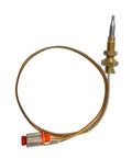 Heavy Duty Gas Stove Thermocouple With Copper Sensor Head And Fast Screw Base For Rock Solid Temperature Control On Built In Burners And Heaters Ready To Work Like A Champ, 35cm length, copper construction.
