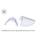 Three Six Ten Pack Eye Glasses Side Shields Slip On TPU Guards For Safety Glasses Fits Small To Medium Frames Clear