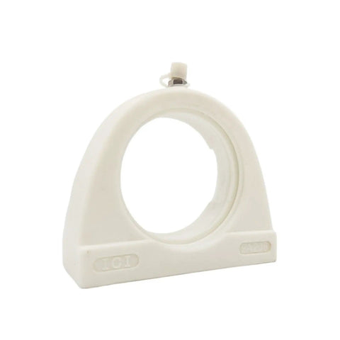 Factory Direct Plastic Nylon Waterproof Bearing Pedestal PA203 PA204 PA205 Heavy Duty Mount For Machinery Easy Install Durable Support Stand Industrial Equipment Accessory, front view