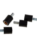 M3 Anti Vibration Stand Off Spacer For CC3D F4 F7 Controller, rubber mount and screws, visible in a set of four with metal threads