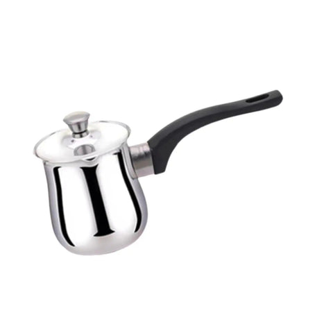 Turkish Coffee Pot And Butter Warmer Pan Stainless Steel 720ml Multiuse Melt Pot For Chocolate And Butter Coffee Cocoa