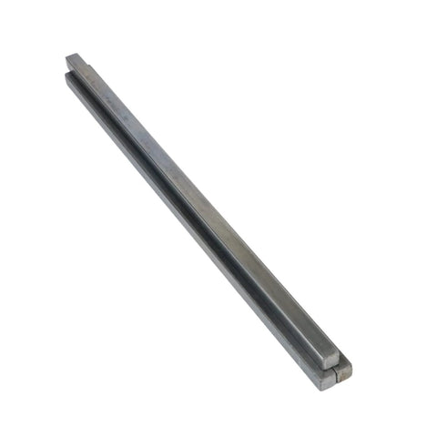 Three Eighths Inch Square Steel Key Stock Bar Zn Coated Cold Drawn Oversized Twelve Inch Pack Of Three For Precision Key Stock