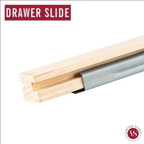 20 Inch Wooden Center Mount Drawer Slides With Smooth As Butter Glide And Rock Solid Construction, detailed view of glides.