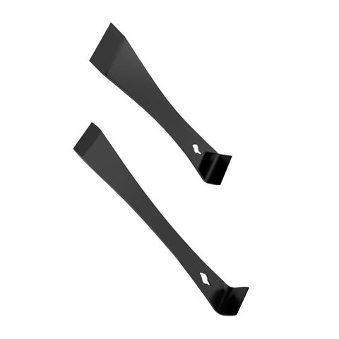 Heavy Duty Stainless Steel Pry Rod And Flat Scraper For Paint Removal And Wood Board Stripping With Wooden Handle, Rust Resistant Durability, Long Reach 168mm To 310mm, Ideal For Renovation Jobs.